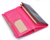 Metallic Colorblock  Mesh Women Wallet