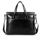 Fashion Dark Edges Brown Briefcase Messenger