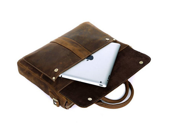 Fashionable Good Man Solid Brown Briefcase Briefcase