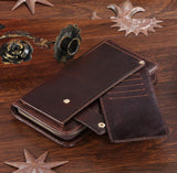 Charm Solid Brown Men Key Case Wallet