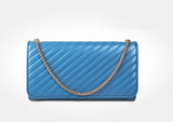 Metallic Chunky Braided Charm Solid Shoulder Bag