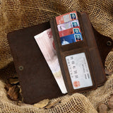 Classic Durable Solid Brown Wallet