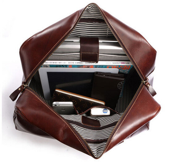 Fashion Roomy Solid Crossbody Duffle Travel Bag