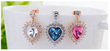 ERFA227 Fashion Charm Classical Heart Stud Earrings