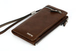 Trendy Three Color Options Men Wristlet Wallet