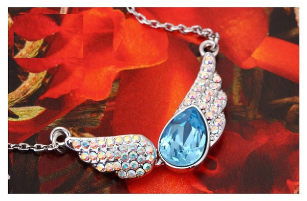 NLFA065 Fashionable Wings of Angel Pendant Necklace