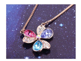 NLFA072 Charm Flower Pendant Necklace