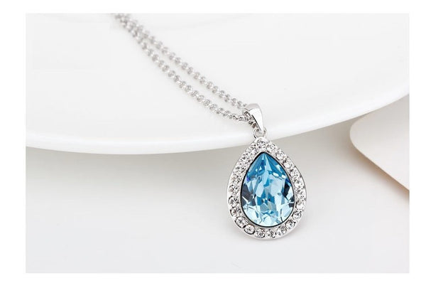 NLFA098 Classic Big Water DropPendant Necklace