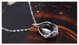 NLFA064 Charm Ocean Heart Pendant Necklace