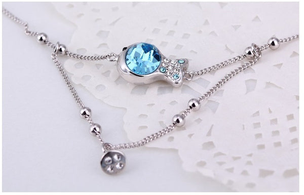 BLFA027 Fashion Charm Blue Bracelet