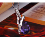 NLFA110 Fashion Big Water Drop Pendant Necklace