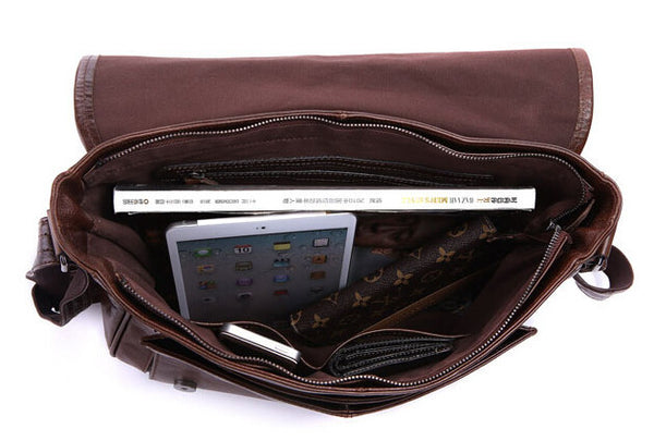 Fashion Hero of Woods Brown Briefcase Messenger