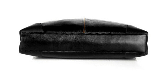 Fashion Dark Edges Brown Briefcase Messenger Bag