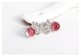 ERFA214 Classical Charm Crown  Stud Earrings