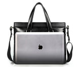 Fashion Dark Edges Brown Briefcase Messenger