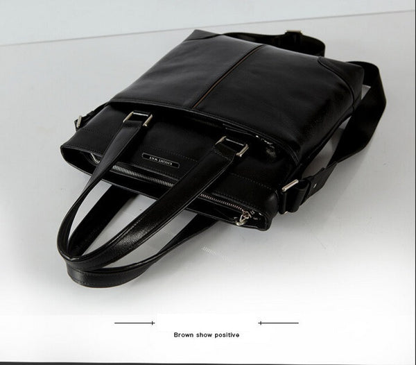 Fashion Dark Edges Briefcase Messenger