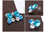 ERFA237 Fashion Charm Trio of Bubbles Stud Earrings