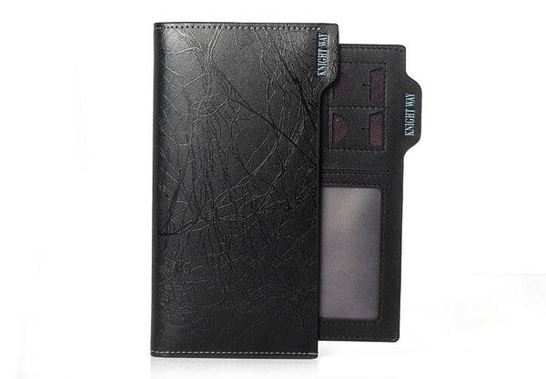 Fashion Two Color Options Brown Black Men Wallet