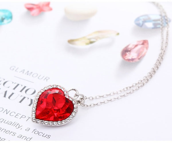 NLFA053 Charm Loving Heart Pendant Necklace
