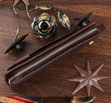 Charm Solid Brown Men Key Case Wallet