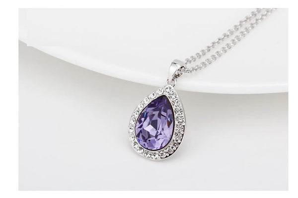 NLFA098 Classic Big Water DropPendant Necklace