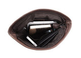Modern European Style Solid Chocolate Briefcase Messenger