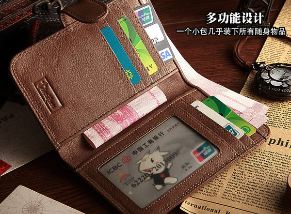 Charm Roomy Functional Solid Wallet