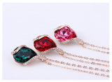 NLFA064 Charm Ocean Heart Pendant Necklace