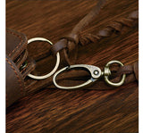 Charm Solid Brown Long Size Wallet