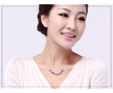 NLFA050 Fashion Beaded Link Pendant Necklace
