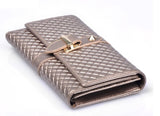 Quilted Honeycomb Clutch