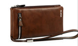 Trendy Three Color Options Men Wristlet Wallet