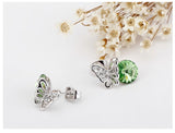 ERFA204 Fancy Charm Butterfly Stud Earrings