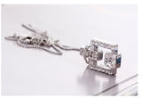 NLFA070 Fancy Retangles Pendant Necklace