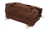 Roomy Durable Solid Brown Briefcase Messenger