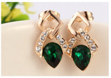 ERFA082 Fashion Charm Water Drop Lantern Stud Earrings