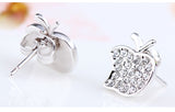 ERFA105 Fashion Charm Apple Stud Earrings