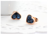 ERFA004 Trendy Charm Lovely Hearts Stud Earrings