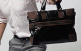 Fashion Coffee Edges Black Briefcase