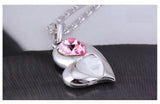 NLFA067 Fashion Combination of Hearts Pendant Necklace