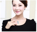 ERFA206 Trendy Charm Fancy Circle Stud Earrings