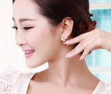 ERFA164 Trendy Charm Cherry Stud Earrings