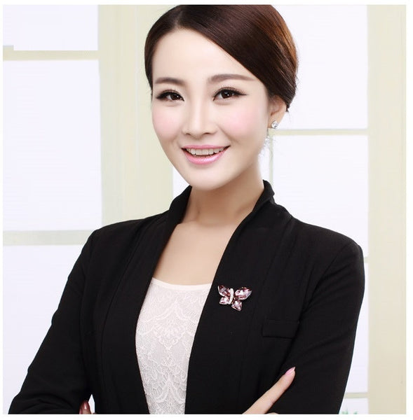 JRFBC012 Fashion Charm Flying Butterfly Brooch