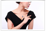NLFA064 Charm Ocean Heart Pendant Necklace
