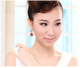 ERFA240 Fashion Charm Kiss of Love Stud Earrings