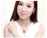 ERFA218 Fashion Charm Flower in Clusters Omega-back Earrings