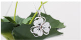 NLFA015 Charm Three Clovers Flower Lotus Pendant Necklace