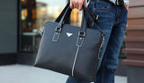 Fashion Solid Three Color Options Crossbody Briefcase