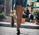 Fashion Solid Roomy Black Briefcase