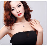 NLFA066 Charm Swan Pendant Necklace